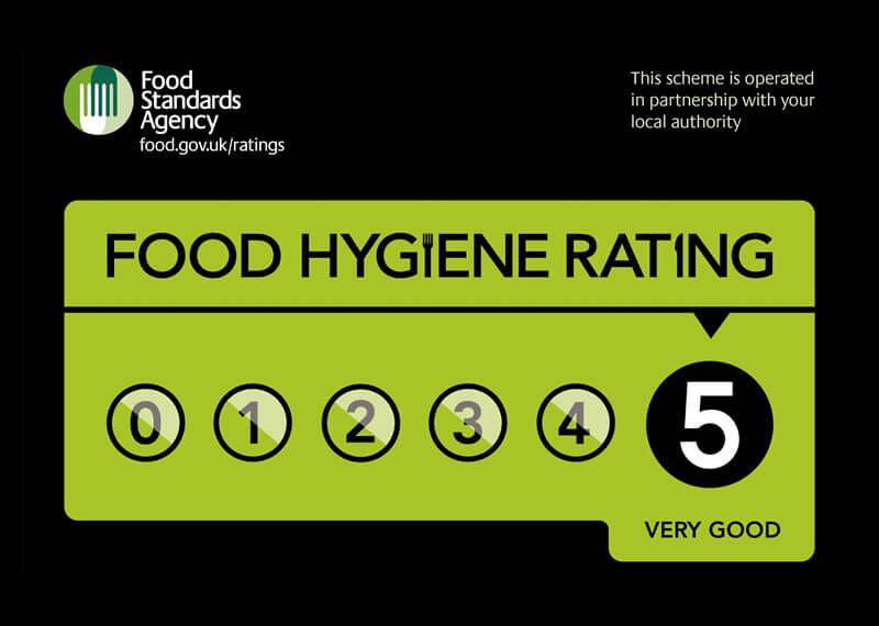 food hygiene rating 5